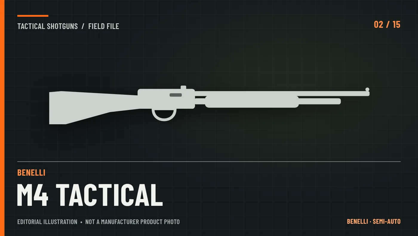 Illustrative graphic for Benelli M4 Tactical